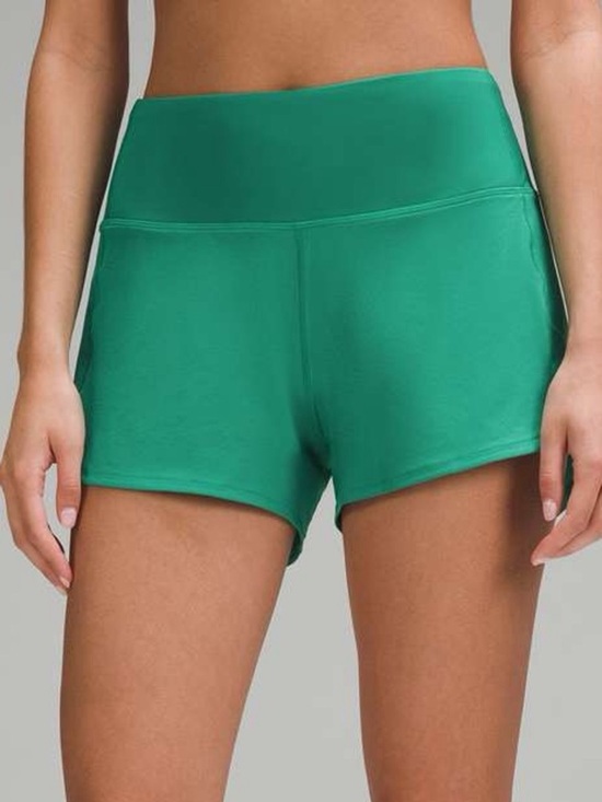 lululemon athletica Pants - Lululemon Speed Up High Rise Short Cascadia Green Size 12 NWT